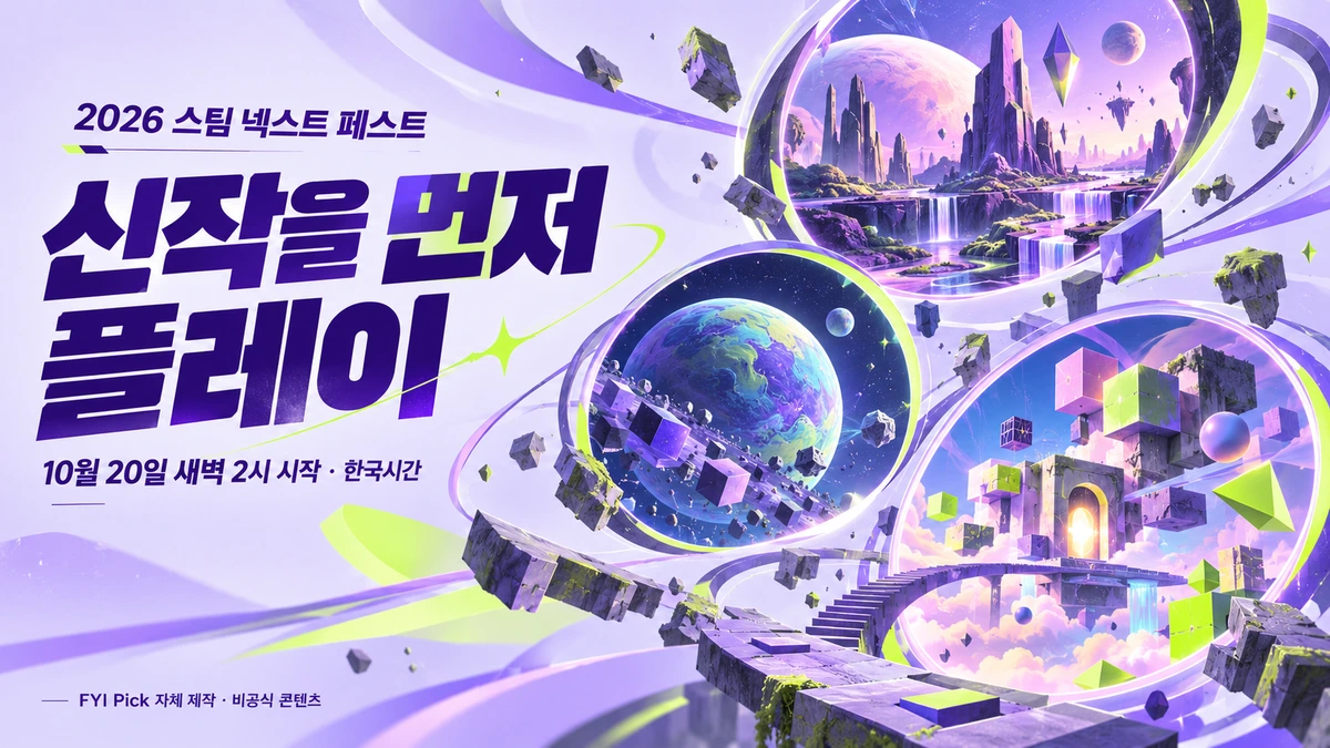 2026 스팀 넥스트 페스트 10월｜한국시간·무료 데모·종료 후 이용 안내